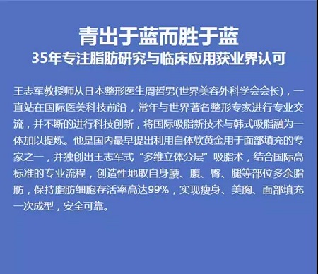 3月10、27、28日，世界吸脂勝者王志軍來(lái)了！